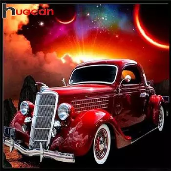 Huacan 5D алмазная живопись милые животные плюшевый мишка круглая алмазная вышивка мозаика украшение дома узор DIY ручной работы новый год 30*40 CM