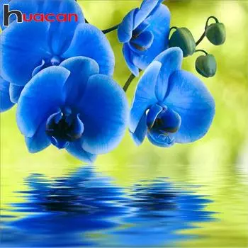 Huacan 5D DIY алмазная живопись роспись цветок мака мозаика вышивка цветы вышивка крестиком ремесла украшения 30*30 cm