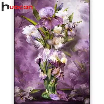 HUACAN 5D DIY полный квадратный дрель алмазная живопись цветы мака мозаика горный хрусталь набор для вышивания ремесло Full square 25*30 cm