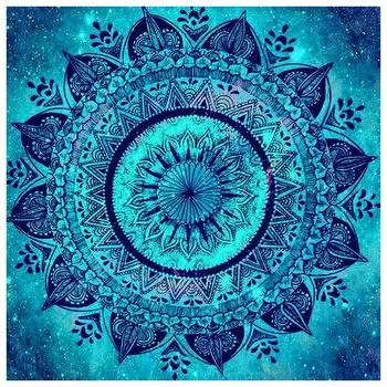 HuaCan Алмазная картина DIY Kit Мандала Картина Полный круглый дрель Мозаичные картины Вышивка Домашний декор 30x30cm
