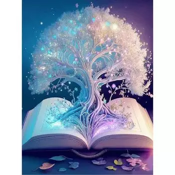 HuaCan Алмазная картина DIY Kit Пейзаж Картина Полный круглый дрель Мозаика Картины с деревом Вышивка Домашний декор 15x20cm