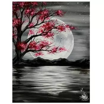 Huacan Алмазная картина Пейзаж Алмазная живопись Вышивка крестом Алмазная картина Полная дрель Full Square 20*30 cm