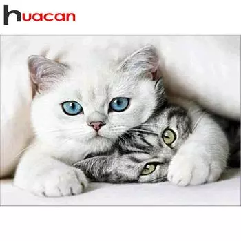 Huacan Алмазная вышивка 5D DIY алмазная живопись Сказочный замок картина стразами алмазный Рождественский подарок декор для дома 30*40 cm