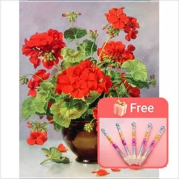 HuaCan DIY алмазная живопись цветок вышивка крестиком мозаика со стразами украшение для вышивки