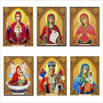 HuaCan вышитая ткань кардиналы алмазная живопись вышивка крестиком мозаика со стразами украшение 30*40cm