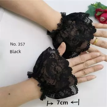 Хуэйсинтанг Кружевной свитер Женский Ажурное кружево A pair of size 357 black M