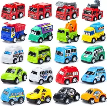 Huang Yem 20 шт. Мини-машинка, строительная машина, экскаватор, супер рабочая, инерционная, строительная, подарки на день рождения, Рождество, игрушки, транспортные средства, игрушки, автомобили,
