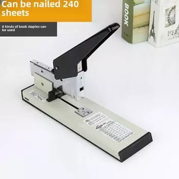 Huapuda 240 Heavy-Duty Extra Large Stapler for Students and Leather Projects 0002