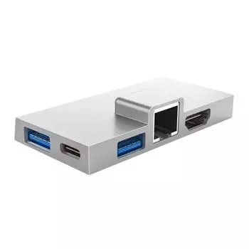 Hub for /8/9 - USB 3.0, RJ45, Card Reader, PD 100W, and 4K Output