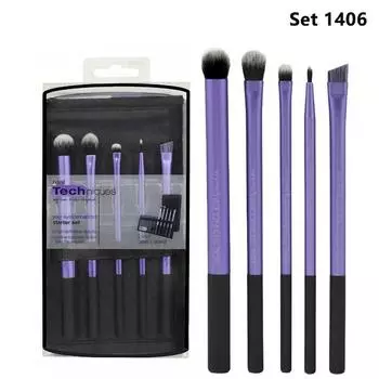 Hubinine Cosmetic Brush Makeup Brush Set Cosmetics Foundation Powder Blush Eyeshadow, 1 Piece, 09 Set 1406