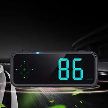 HUD-дисплей, цифровой спидометр с компасом, сигнализация превышения скорости, проекционный дисплей, переключатель км/ч/миль/ч для автомобиля, грузовика, внедорожника, автофургона, часов