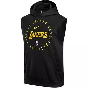 Худи без рукавов Nike Dri-Fit Nba Spotlight Los Angeles Lakers с принтом букв, мужские худи, черные HJ9174-010 M