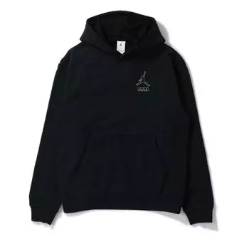 Худи из флиса Air Jordan x UNION LA Черный Унисекс Топы IB5116-010 M
