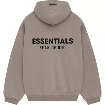 Худи из флиса Fear of God Essentials II Вересково-серый Мужской Верх 192HO246259F XL