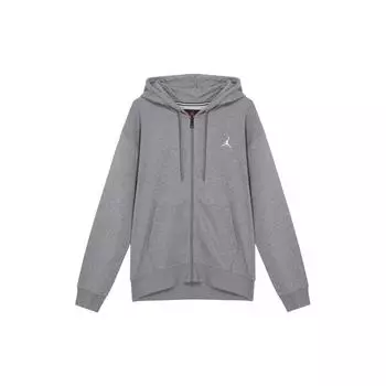 Худи Jordan Essentials однотонное на молнии Мужские топы Серый FQ1867-091 L