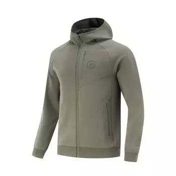 Худи на молнии однотонное Li Ning Wade Series для мужчин, цвет чайной зелени AWDV045-2 M