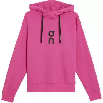 Худи On Ang Pao Club Простое со спущенным плечом Мягкий свитшот с длинным рукавом Женские худи Розовый 1WE10042503 XS