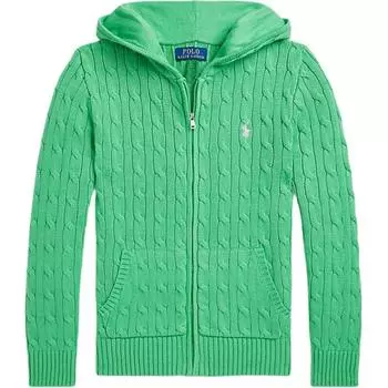 Худи Polo Ralph Lauren на молнии с длинным рукавом Детский свитер Зеленый 323951123-008 L