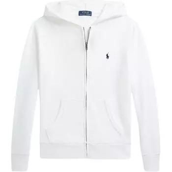 Худи Polo Ralph Lauren на молнии с длинным рукавом для детей, белое 323964134-001 L