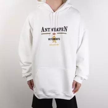 Худи Vetements Antwerp Logo Белый UE51TR440W