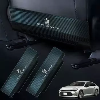 HUDIY Kick Guard New Crown 35 Series Нержавеющая сталь для спинки сиденья Защитный коврик для защиты от грязи Защита от ударов Защитная спинка для заднего сиденья Внутренняя часть