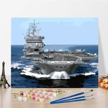 Художественная цифровая картина маслом, украшение дома, цифры, картина маслом, холст, сделай сам, картина по номерам 40x50cm no frame