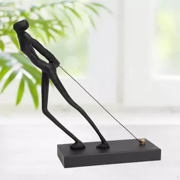 Художественная фигурка, ремесло, украшение, статуя, украшение для спальни, офиса, гостиной, стола, дома 35x9.5x23cm