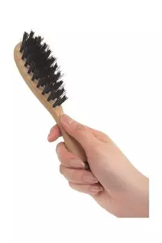 Художественная кисть Кисть для волос из щетины кабана Узкая ширина 4 см x Длина 20 см Kamino Nadeshiko прибл.. ок.