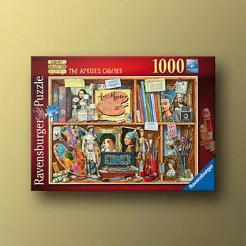 Художественная книжная полка, 1000 элементов, пазл Ravensburger, популярная корейская настольная игра