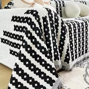 Художественная концепция нового полотенца для дивана из шенилла с тканевым покрытием, легкая роскошь и ощущение высокого класса, нескользящее и устойчивое к пятнам 110*110cm