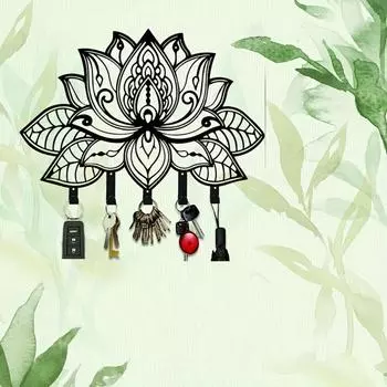 Художественная металлическая настенная вешалка для одежды, современный декор, вешалка для одежды, крючок Художественная вешалка для одежды, металлическая настенная вешалка, современный крючок для хранения чёрный