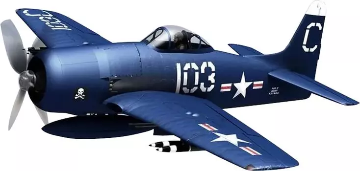 Художественная модель американского истребителя-носителя Grumman Bearcat Пластиковая модель AU7201 1/72 F8F-2