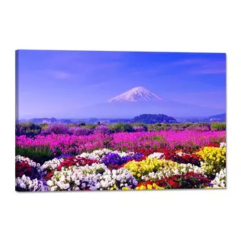 Художественная панель «Цветущая вишня Фудзи», настенная картина «Белые облака», настенный постер с пейзажем «Красная Фудзи», настенный постер для входа, удачи по фен-шуй