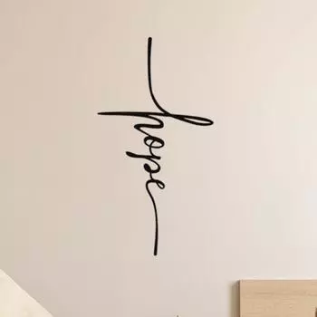 Художественная роспись в металле - Croix d espoir Metal Art Mural Croix DEspoir Croix DEspoir Metal Wall Art Espoir Croix Metal Art Mural чёрный