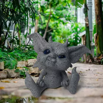 Художественная Сказочная Садовая Статуя Газон Крыльцо Патио Прихожая Горшок Цветочная Клумба в помещении и на открытом воздухе Офис Отель Multi_Angry A