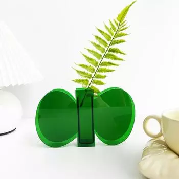 Художественная ваза, стабильная гидропоника, удобный специальный широко используемый декор для патио с растениями красный