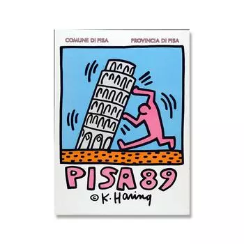 Художественная выставка Плакат Пиза Абстракция Печать Винтаж Поп Холст Картина Галерея Настенные Картины Домашний Декор Для Гостиной Без Рамы 21*30cm No Frame