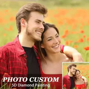Художественная живопись 5D DIY Алмазная живопись Частный заказ Фото на заказ Создайте свою собственную алмазную картину Полная вышивка стразами из алмазов 30x40cm