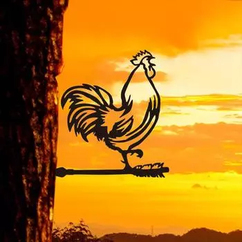 Художественное оформление металлом в деревенском стиле с изображением животных - силуэты лис, собак, кошек, кроликов и птиц для стильного декора на открытом воздухе и в саду бежевый