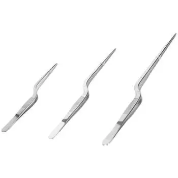 Художественное оформление овощного оборудования Инструменты для приготовления западной еды Художественное оформление блюда Качающаяся тарелка из нержавеющей стали Поварские пинцеты