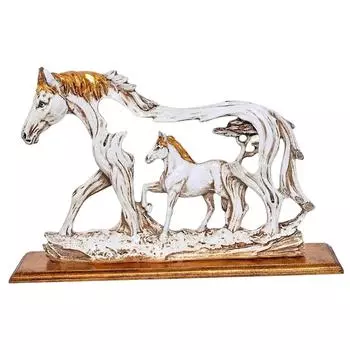 Художественное произведение Настольная скульптура Современная домашняя статуя Лошадь Стоящая Художественные украшения