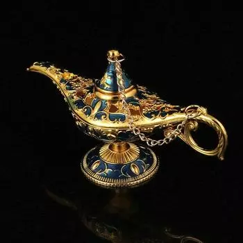 Художественное украшение Божественной лампы Аладдина золотой