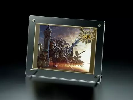 Художественное зеркало Capcom Monster Hunter 20th Anniversary Hikari Kirie Hunter Edition Приблизительно В196 x Ш256 x Г9 мм Зеркальная акриловая поверхность Смола/Рама