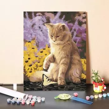 Художественные цифры Картина маслом Цифровая картина маслом Украшение дома DIY Картина по номерам Холст 40x50cm no frame