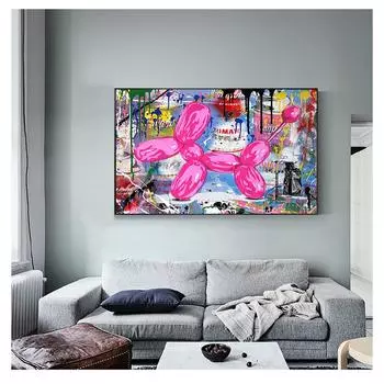 Художественные фотографии с мультяшными принтами и постеры, современные домашние декоративные украшения для гостиной, без рамки, холст, граффити, картина на стену 21cm30cm NoFrame