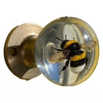 Художественные хрустальные смоляные дверные ручки с цветочными узорами, вдохновленные природой, ручной работы, украшение для спальни для благоустройства дома D