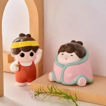 Художественные люди Украшения Ремесла Спальня Детская комната Декор Креативные мультяшные персонажи Изображения Украшения Аксессуары Ремесла