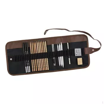 Художественные принадлежности для рисования карандашный набор портативный взрослый набор для школы инструмент 21 pieces