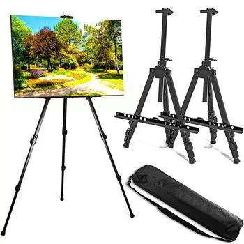 Художественные принадлежности Знаки Подставка для мольберта для рисования Складной штатив для рисования Мольберты для рисования Стабдер для рисования чёрный