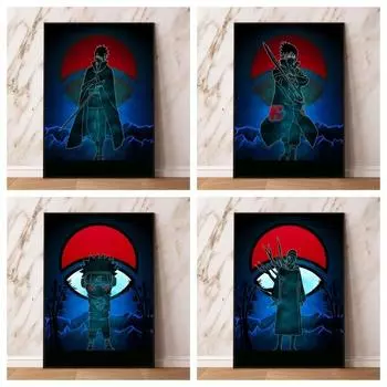 Художественные работы на холсте, живопись Наруто Неха Обито, рождественский подарок, украшение стены, комиксы 21cm30cm NoFrame